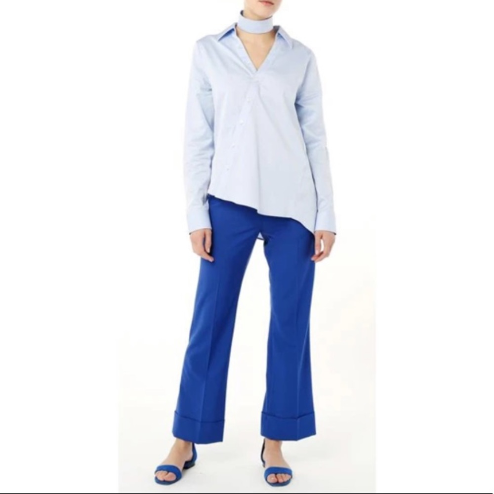 Pink Tartan ASYMMETRIC SHIRT - Lavender - Picture 4 of 13